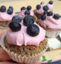 Healthy Vegan Raspberry Mini Muffins