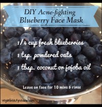DIY Acne-Fighting Blueberry Face Mask