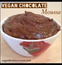 Easy Peasy Vegan Chocolate Mousse! [RECIPE]