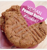 The Most Delicious Vegan Peanut Butter Cookies [RECIPE]