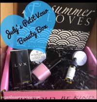 July Petit Vour Vegan Beauty Box Review
