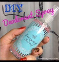 DIY Natural Deodorant Spray