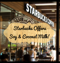 Vegan PSA: Starbucks Now Offers Soy AND Coconut Milk!