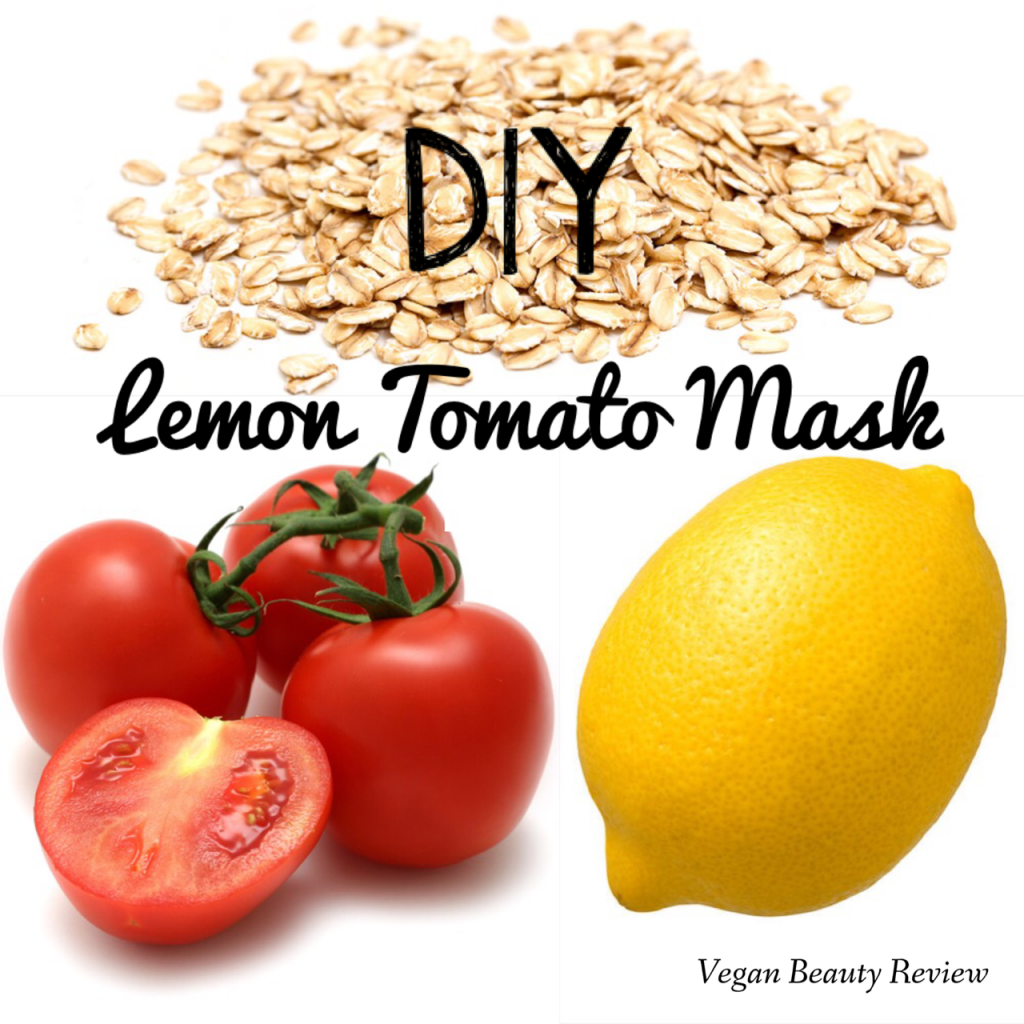 DIY lemon tomato mask