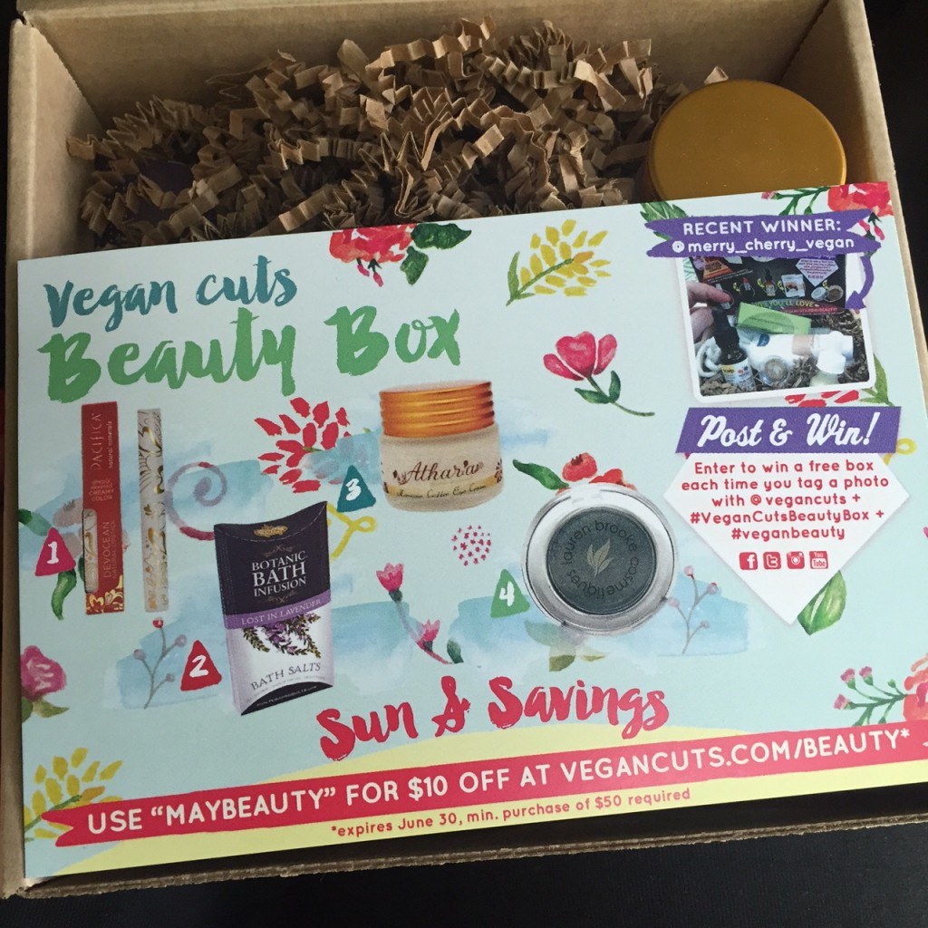 vegan cuts beauty box may 2015
