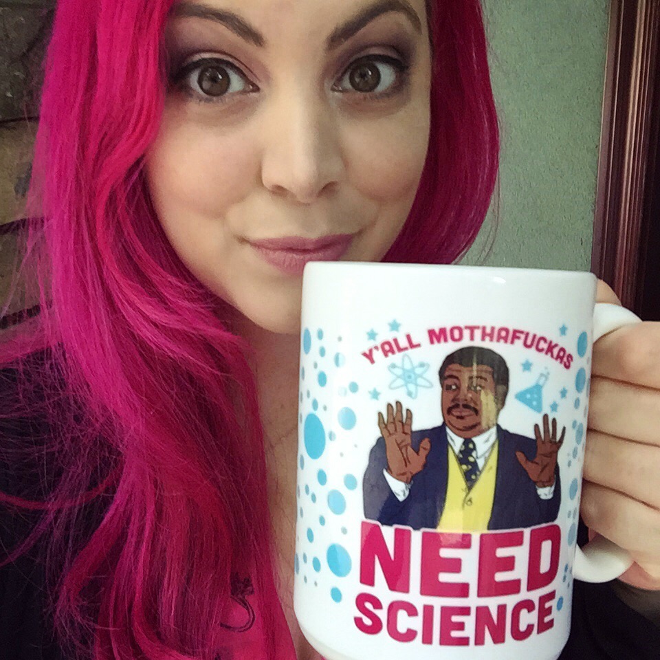 Look Human science mug