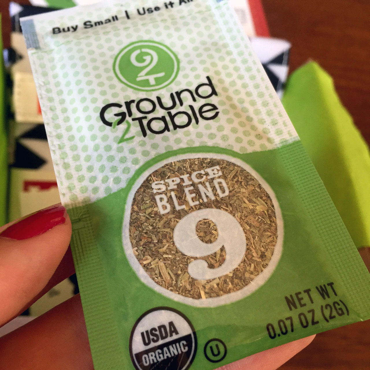 Ground 2 Table Spice Blend Packet