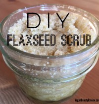 DIY Flaxseed Scrub [RECIPE]