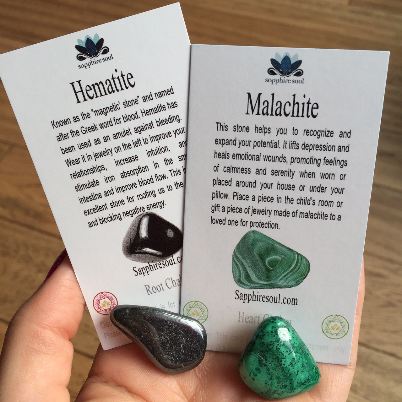 hematite and malachite