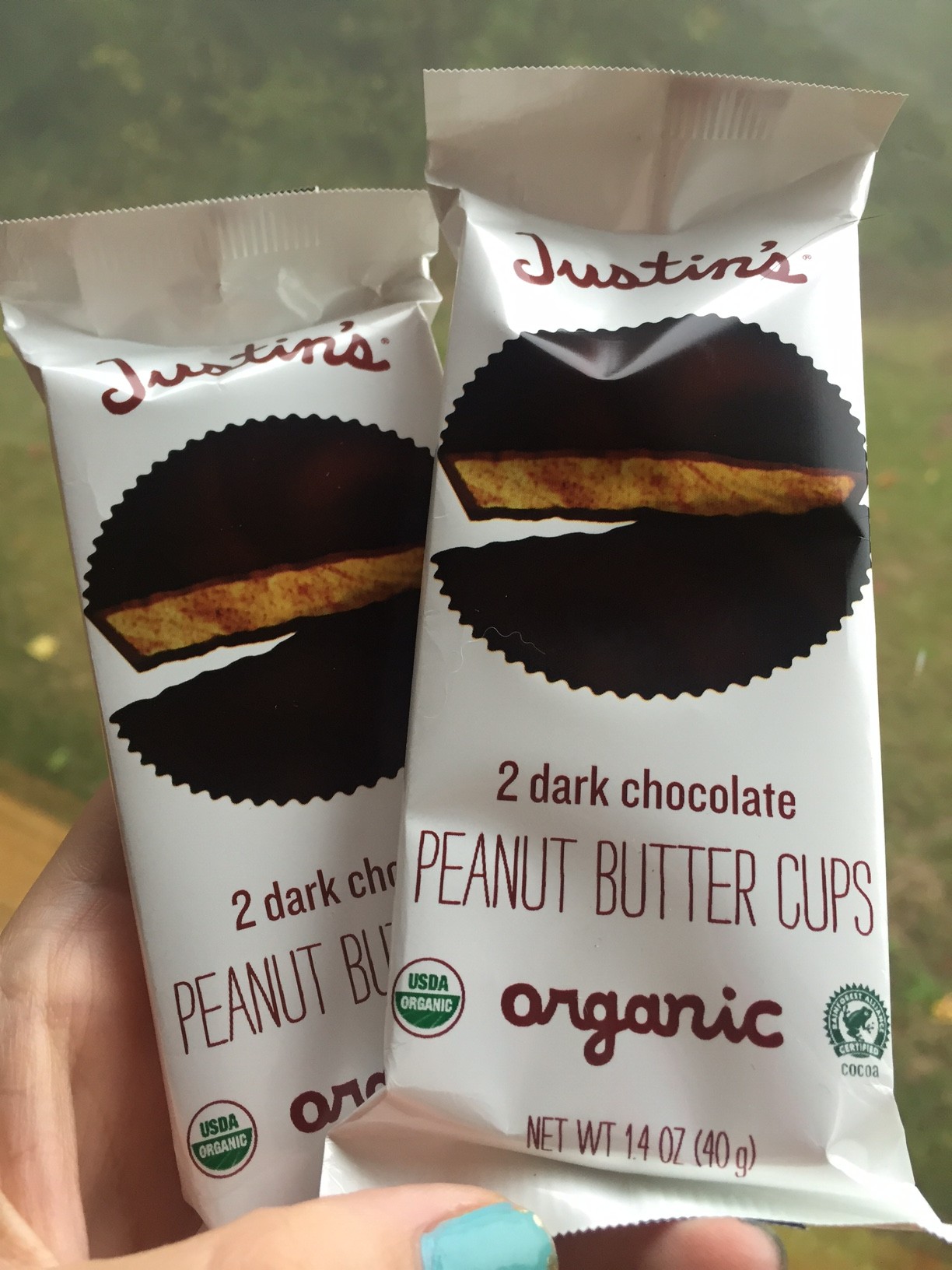 justin's organic peanut butter cups