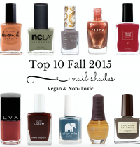 Top 10 Fall 2015 Nail Shades {Vegan & Non-Toxic}