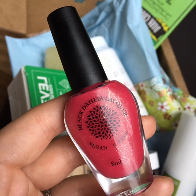 Black Dahlia Nail Lacquer in Red Spike Cactus