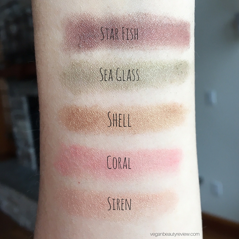 100 percent pure mermaid palette swatches