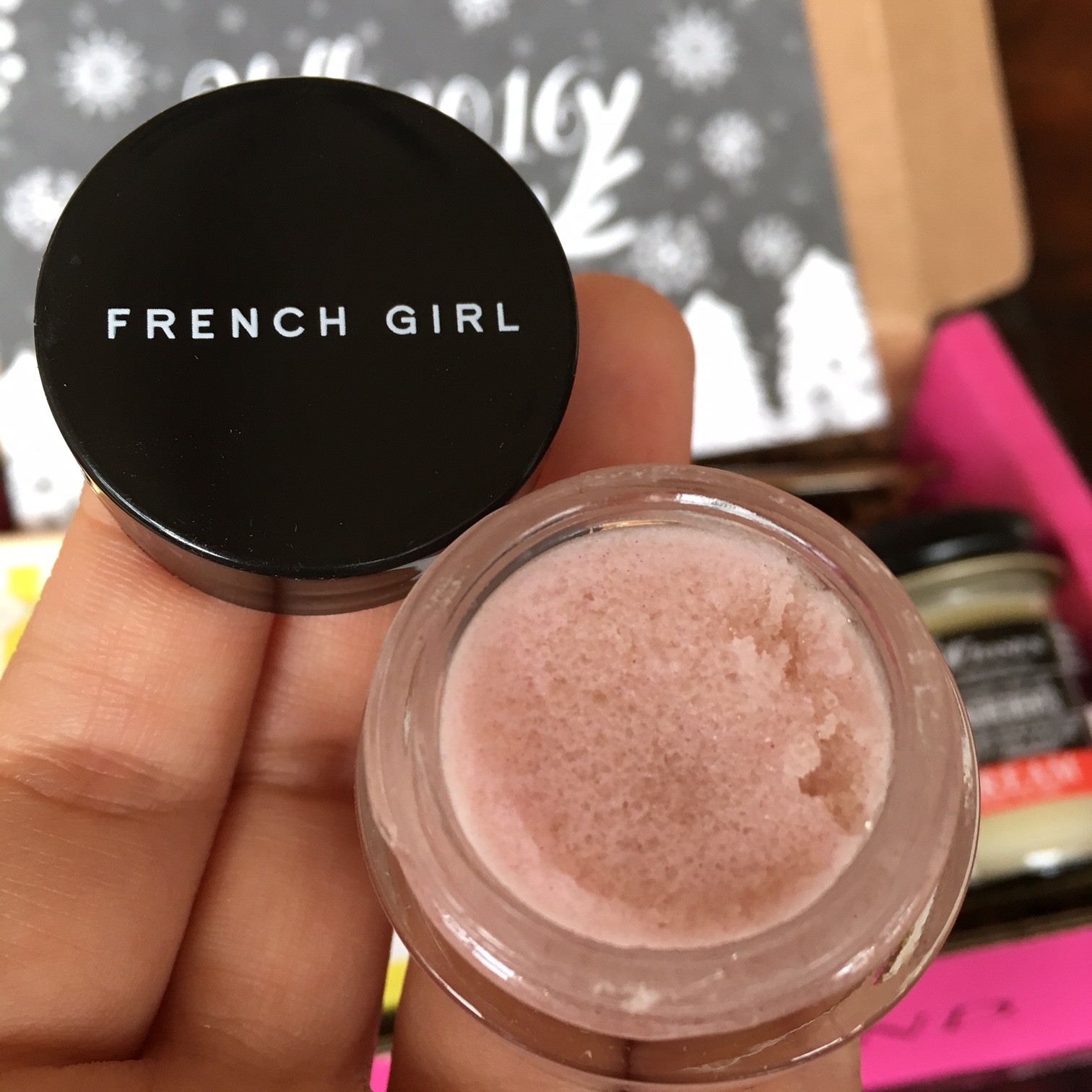 French Girl Organics rose lip polish