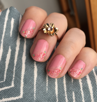 Nails of the Day: Pretty in Pink with 100% Pure