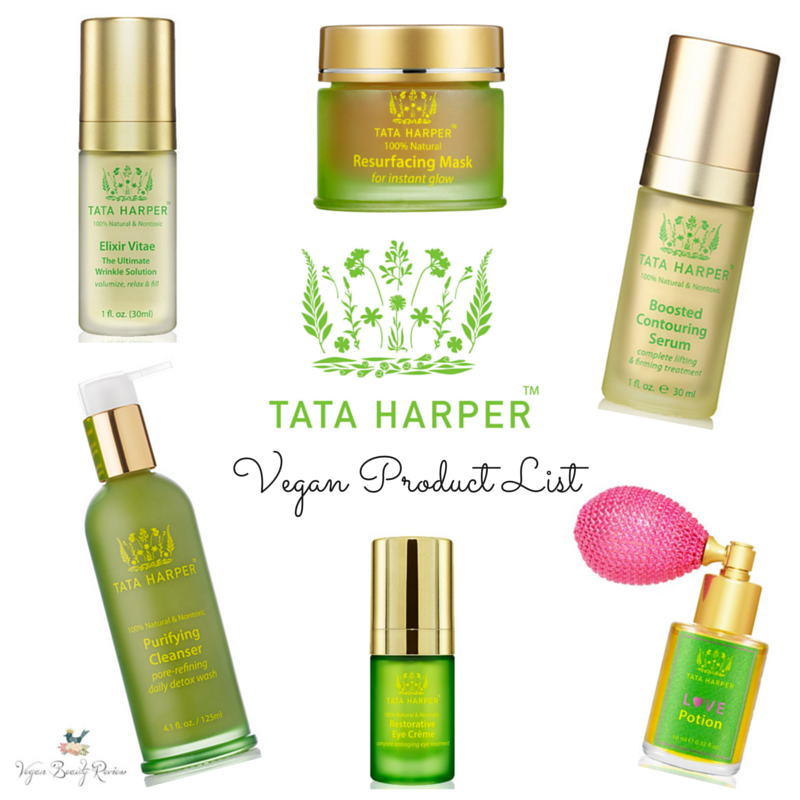 Tata Harper Vegan Product List