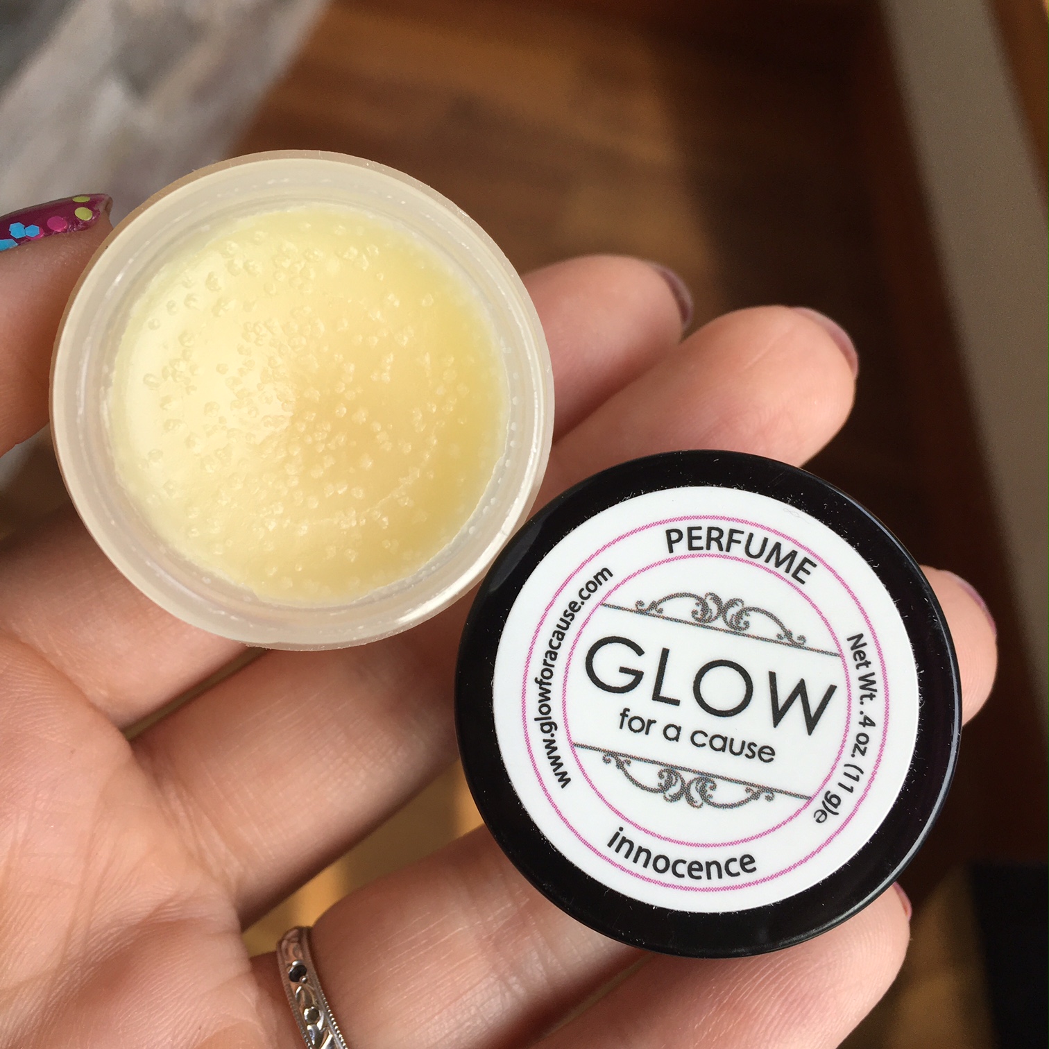 Glow for A Cause solid perfume