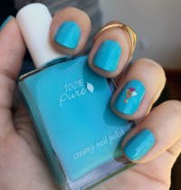 Nails of the Day: 100% Pure ‘Deep Sea’ Mani