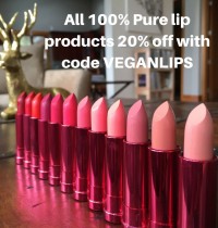 100% Pure Vegan Lippies on Sale with Special VBR Discount Code