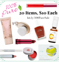 HUGE 100% Pure Holiday Sale – 20 Items for Only $10 Each!