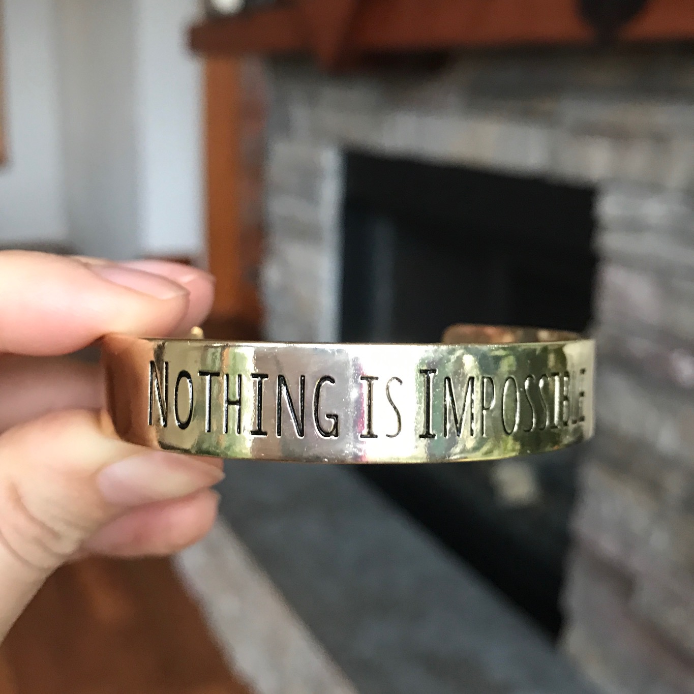 Nothing is Impossible Cuff by Buddhibox