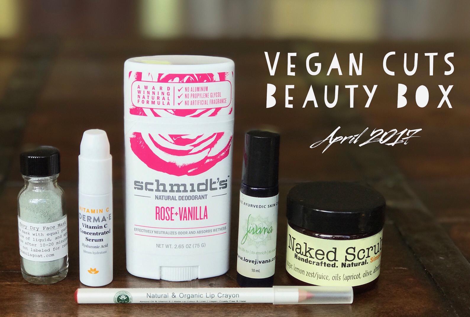 Vegan Cuts Beauty Box April 2017