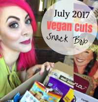 July 2017 Vegan Cuts Snack Box Review [VIDEO]
