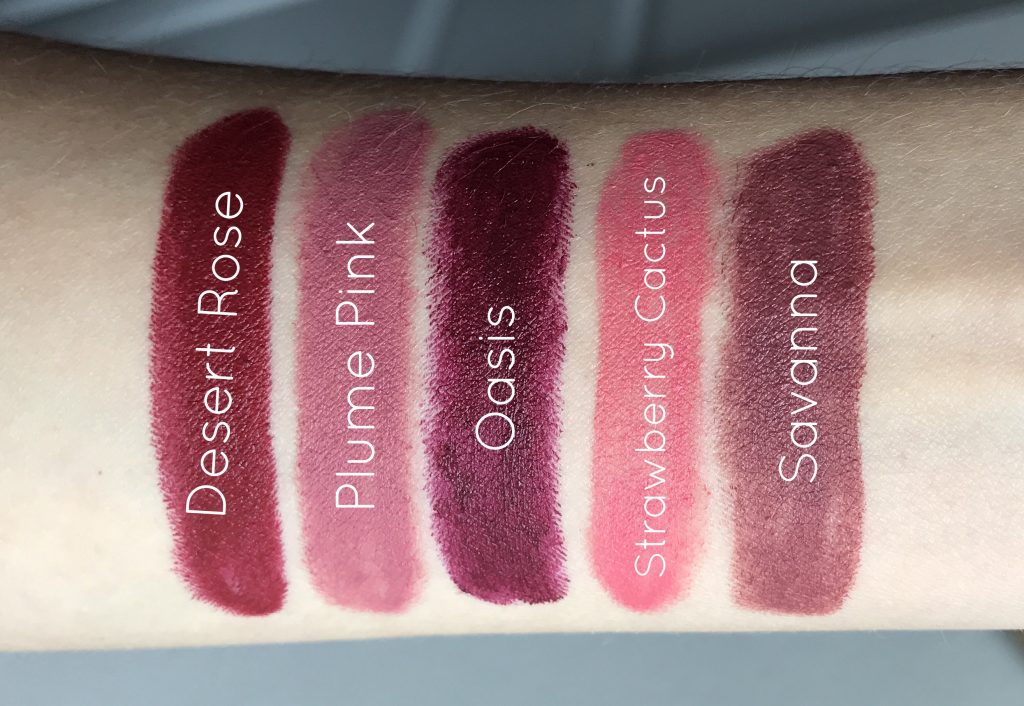 New 100% Pure Cocoa Butter Matte Lipstick Shades & Swatches - Vegan ...