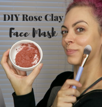 DIY Rose Clay Face Mask for Glowing Skin