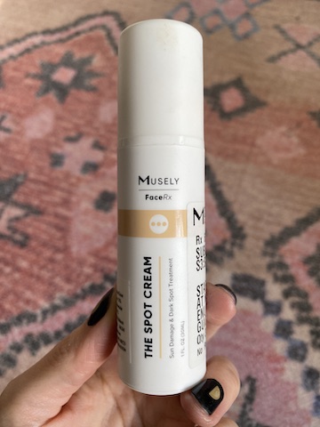 Musely dark store spot cream